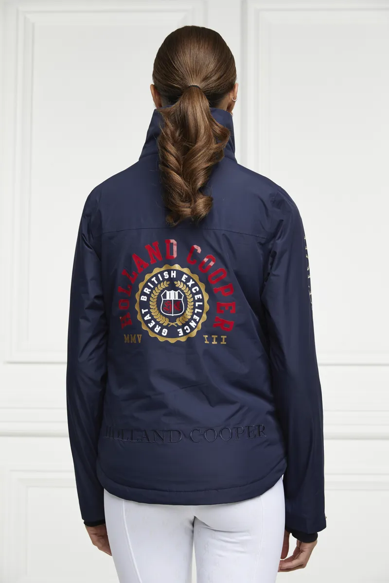 Holland Cooper Equestrian Multi-Way Team Jacket- Ink Navy-2